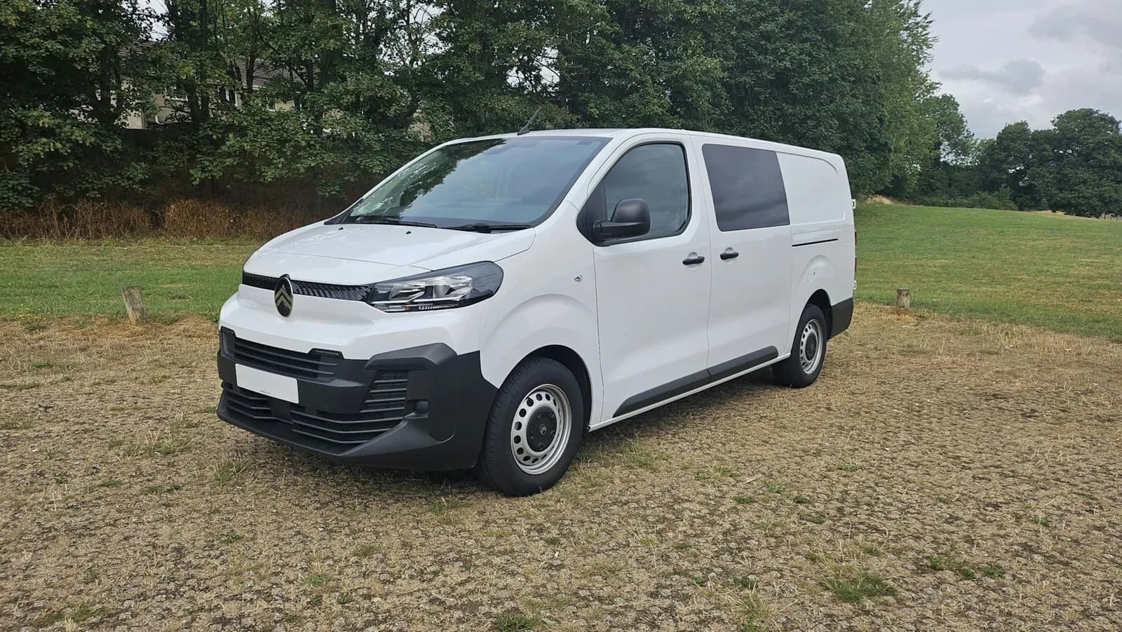 Plain white van ready for a same day delivery